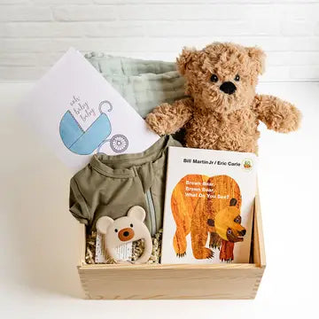 Classic Plush Weighted Teddy Bear - "Archie" - Baby Gift