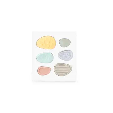 Worry Stones For Kids – Sensory Fidget Set (6 Pack)